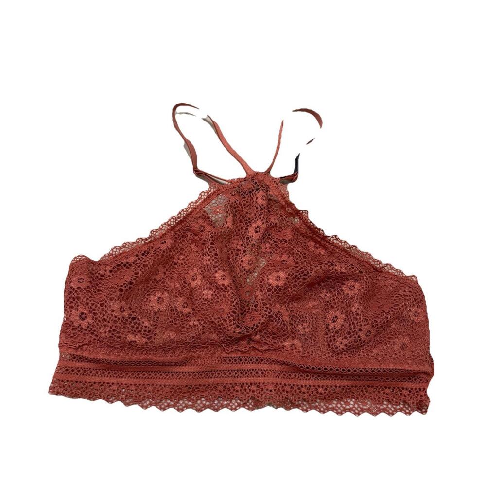 Victoria Secret Bralette Bra Small Ginger Scoop Daisy Lace Unlined Wireless NWT